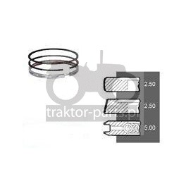 3030-ZN118 Pierścienie 3szt 100mm
