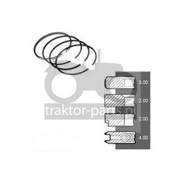 5030-ZN164 Pierścienie 4szt 105mm