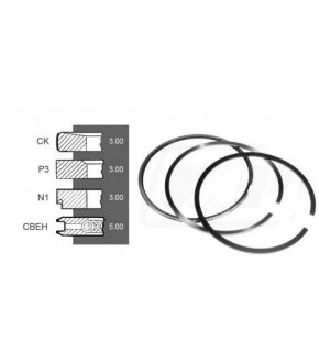 5030-ZN168 Pierścienie 95mm 4szt 3x3x3x5mm