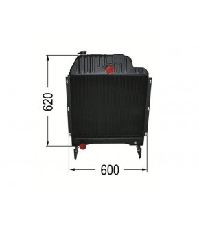 Chłodnica Wody Massey Ferguson 3050,3060,3065,6110,6120,6140,6130,