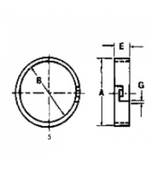 3013-SK17 Pierścień uszczelniający 136mm Massey Ferguson 185425M1,