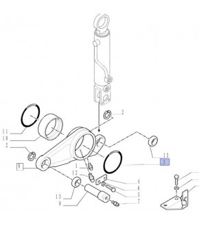 2014-HA94 Oring tłoka hamulowego 189mm Case,14482980, 238-5367, 2385367,