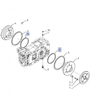 2014-HA97 Oring tłoka hamulcowego Case,New Holland 5191498