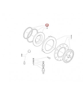 7014-HA18 Oring cylindra hamulcowego 259,60mm