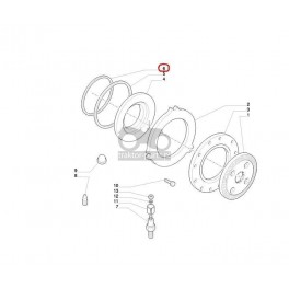 7014-HA18 Oring cylindra hamulcowego 259,60mm