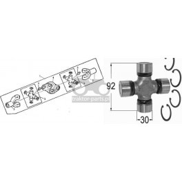 1016-ON22 Krzyżak 30,2x92mm, 81862995, 83959516, E0TZ3249A, E7NN4635AA , AL55941, 3427330M91