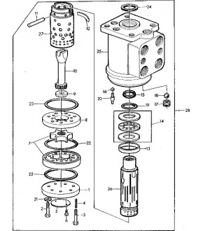 1018-HY43 Orbitrol John Deere,AZ25773,AZ31301, AZ33901