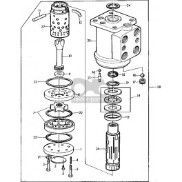 1018-HY43 Orbitrol John Deere,AZ25773,AZ31301, AZ33901