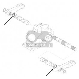2019-PR27 Tulejka dystansowa do wałka podnośnika Case,3131660R1