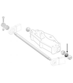 2019-PR50 Uszczelniacz dolnego wałka ramion 28x42,5x14 mm Case, 47129340,