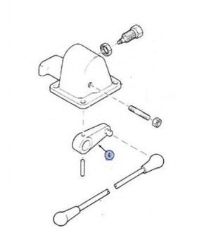 2019-PR51Dźwignia zaworu sterującego podnośnika Case ,B506442