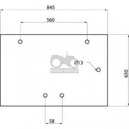 2020-KA7 Szyba tylna XL Case,182027A2,3233046R3,182027A1, 3233046R4