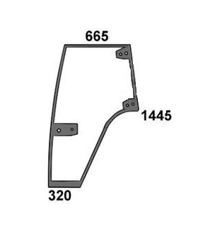 2020-KA18 Szyba drzwi Case L ,1-34-621-090