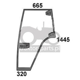 2020-KA18 Szyba drzwi Case L ,1-34-621-090