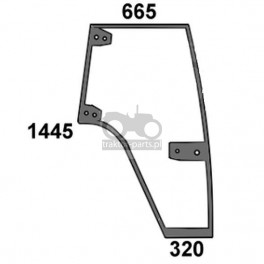 2020-KA19 Szyba drzwiowa P Case,1-34-621-091