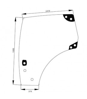 2020-KA22 Szyba drzwi L Case,82037357,87528171