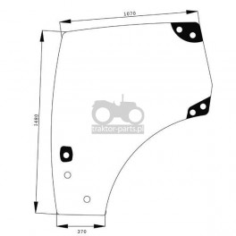 2020-KA22 Szyba drzwi L Case,82037357,87528171