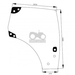 2020-KA23 Szyba drzwi P Case ,82027356 ,87528172