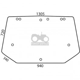 2020-KA41 Szyba tylna zielona Case,82005316,82014988,5178304