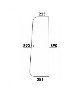 2020-KA91 Szyba drzwi uchylna P/L Case,3233053R2 ,3233053R1,