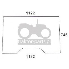 1020-KA4 JOHN DEERE / CLAAS / RENAULT - szyba przednia ,RT6005028923,RT6005010156,RT6005010155