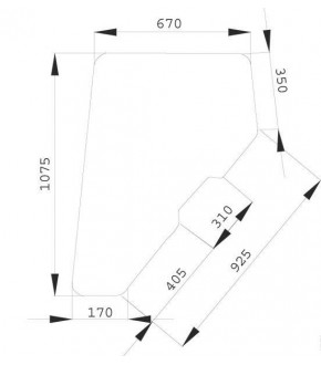 1020-KA13 JOHN DEERE,CLAAS,RENAULT-szyba drzwiowa P / L,RT6005010161