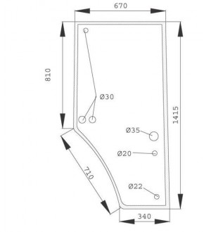 1020-KA17 Szyba drzwi prawa John Deere,R131164, R110825,
