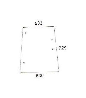 1020-KA21 Szyba boczna L/P John Deere ,L61159