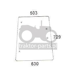 1020-KA21 Szyba boczna L/P John Deere ,L61159