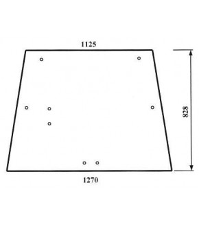 1020-KA27 Szyba tylna John Deere,AL70847, L57978,
