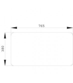 1020-KA31 JOHN DEERE, CLAAS ,RENAULT-szyba tylna dolna,RT6005002917, 