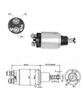 2021-EL16 Elektromagnes rozrusznika Case, New Holland,1983365C1, 0331402006, 0331402034, 0331402042, 0331402043, 