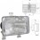 3024-LA2 Lampa przednia P/L 100x140mm,04385816, 3824712M91, 4385816KZ110149, RE27011