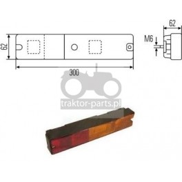 3024-LA3 Lampa tylna L/P Massey Ferguson,3389964M91,3713911M92 ,33899641,