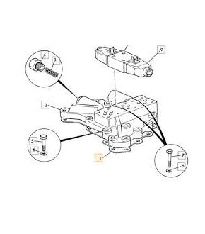 K10-28 Uszczelka pod blok cewek JCB,813/M1221, 813M1221, 813/50055, 81350055,