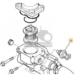 K10-48 Czujnik temperatury wody JCB 3CX , 4CX ,716/24200,71624200,