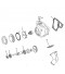 1090-PW23 Zestaw naprawczy pompy wody,AR98840, RE13031, RE23295, RE24773, RE524397, RE524406,