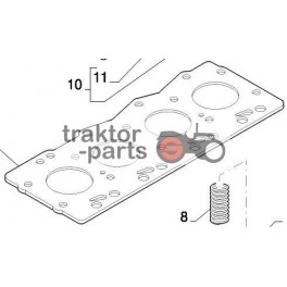 Uszczelka głowicy 1,25 mm Komatsu,Case,New Holland