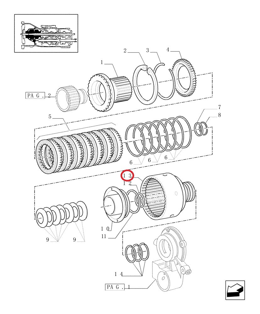 New Holland TM, Case MXM,Puma ,5179509
