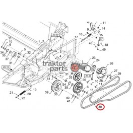 Pas Klinowy New Holland,Case,84291570,84449765,