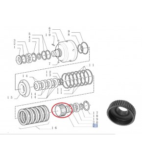 5171870 Piasta Case Puma , Magnum , MXM , New Holland TM , T7