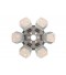 8011-SP4 Tarcza Sprzęgła Same Antares,Silver, 335018610,00085596310,348mm,21Z