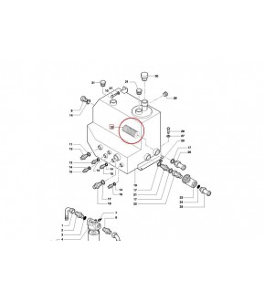 7020-FH85 Filtr hydrauliki w zbiornik