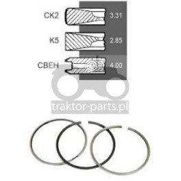 2030-ZN35 Pierścienie 114mm 3,31x2,85x4,0mm