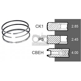 2030-ZN40 Pierścienie 3szt. 108mm 3,0x2,50x4,0mm